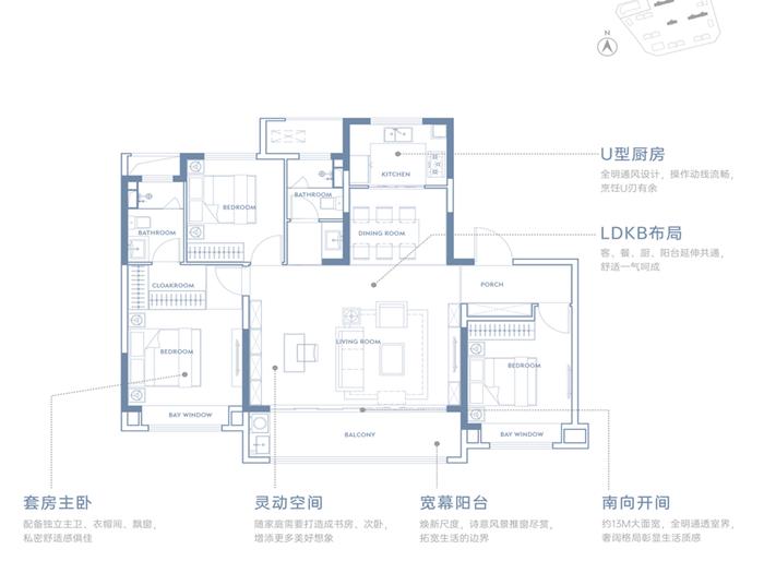 上东区pro户型图片