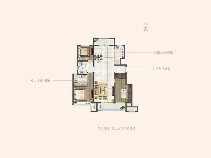 正定县新城正弘府户型图公布 97~138㎡约12500元㎡