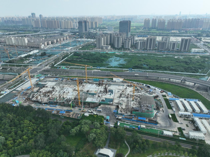 美术馆项目正在加紧建设中