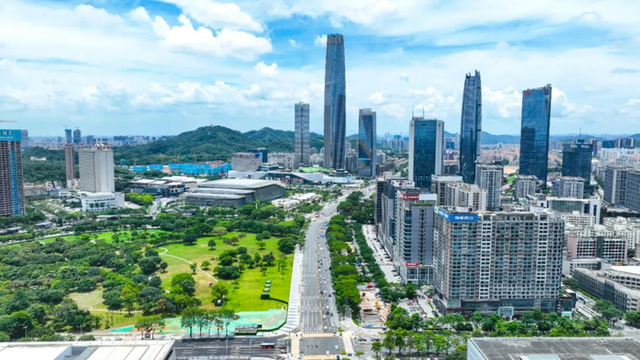 ▲ 高空俯瞰施工现场路段（陈志谦/摄）