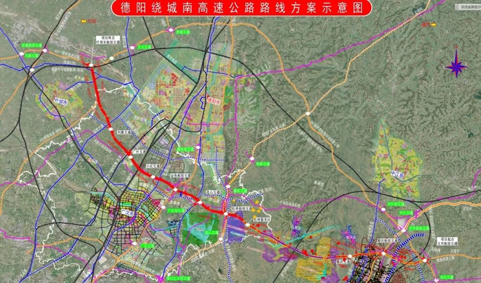 德阳交通运输局)该条高速路线全长61公里,双向六车道高速公路技术标准