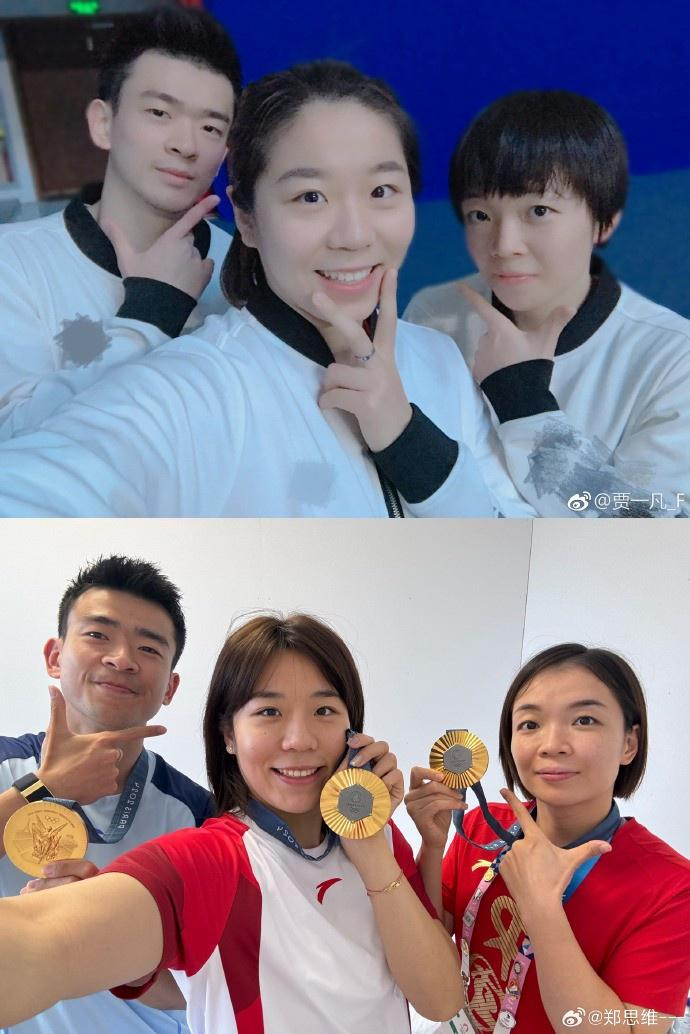 郑思维晒与陈清晨,贾一凡合影:那年的"三小只",如今都圆梦了