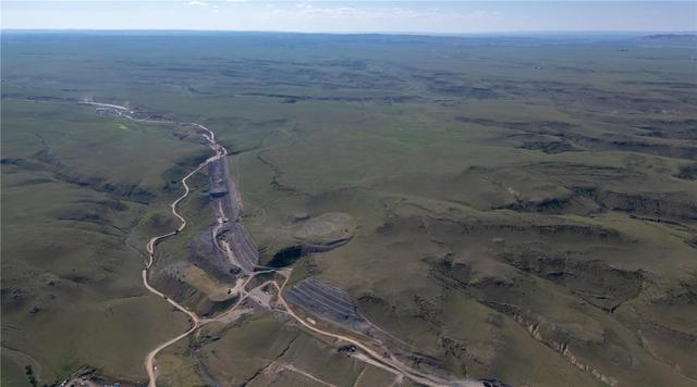 航拍施工线路。