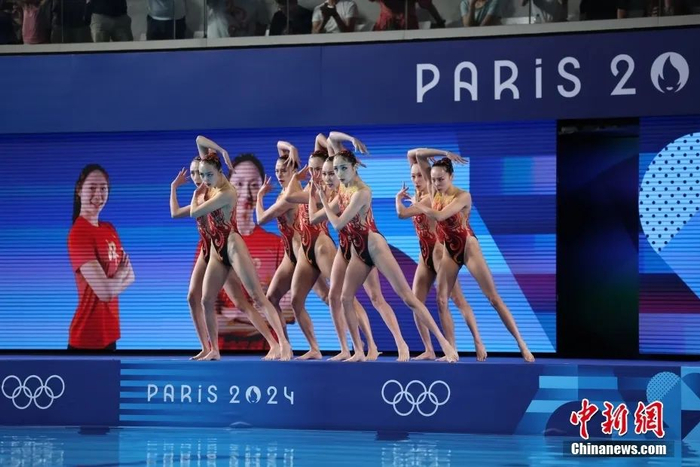 图为中国队在比赛中（资料图）。中新社记者 富田 摄