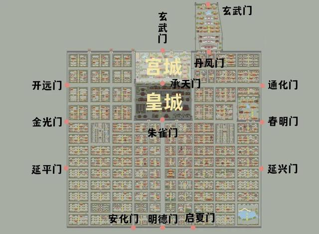 西侧为掖庭宫东侧是太子所居的东宫布局采用"前朝后寝"的原则它是唐