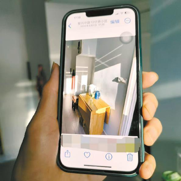 市民家中的光污染情况 桑艺曼  摄