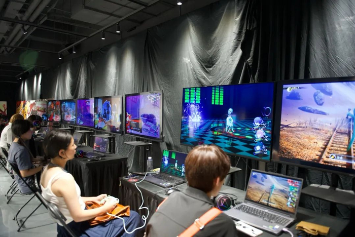 现场可以体验到P5S，P5R、真女神转生V等作品