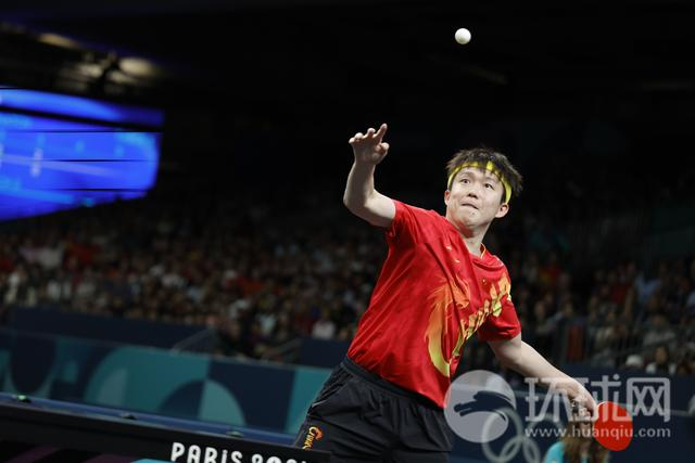(环球时报-环球网 李昊 摄)8月9日,在巴黎奥运会乒乓球男子团体决赛中