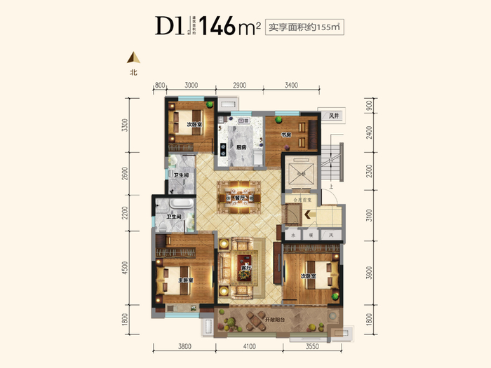福山百年万悦府在售103~146㎡房源 约12000元/㎡|房源|户型|在售_新浪