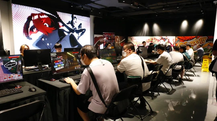 现场试玩P5X的区域