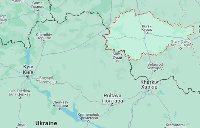 库尔斯克。图片来源：谷歌地图