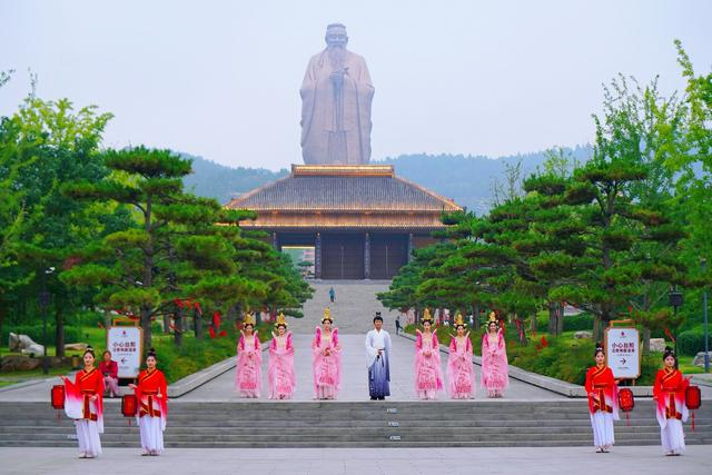 山东曲阜尼山圣境,领略儒家文化的礼乐文明,这里的表演好精彩