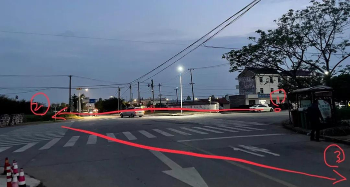 屠先生逃跑路线及三处现场 