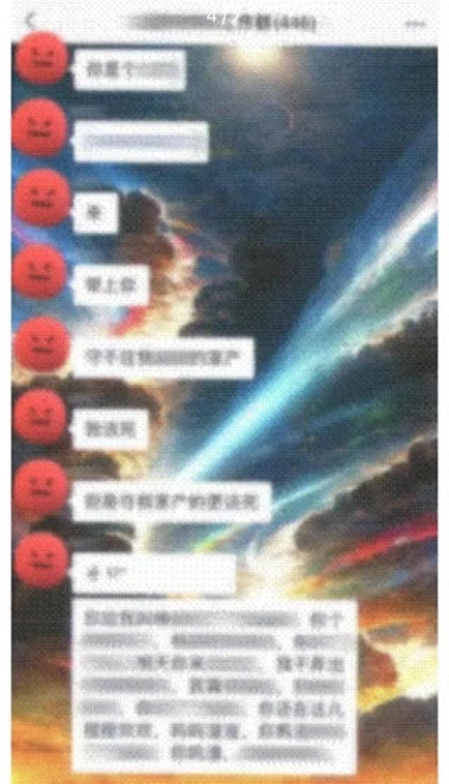 微信群聊天记录截图 