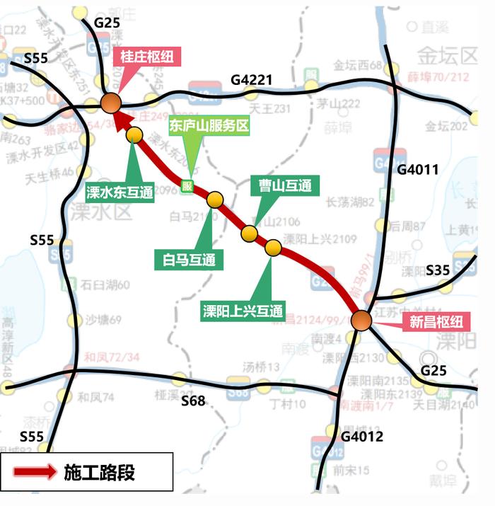 长深高速 路线图图片