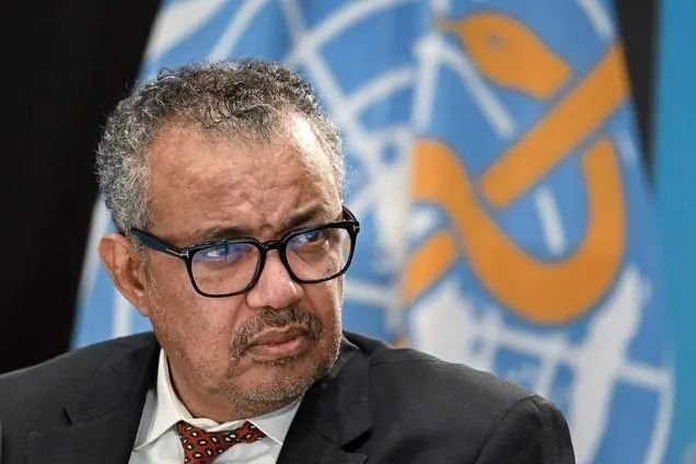 世界卫生组织总干事谭德塞（图源：央视新闻）