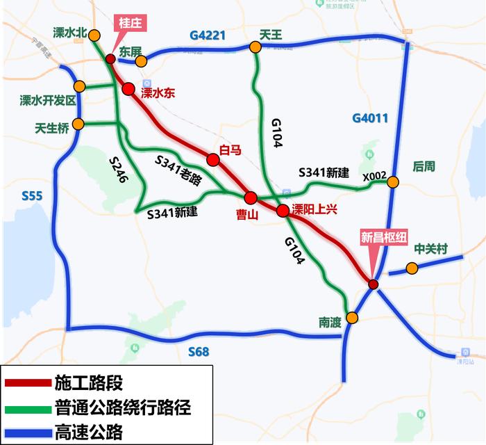 长深高速 路线图图片