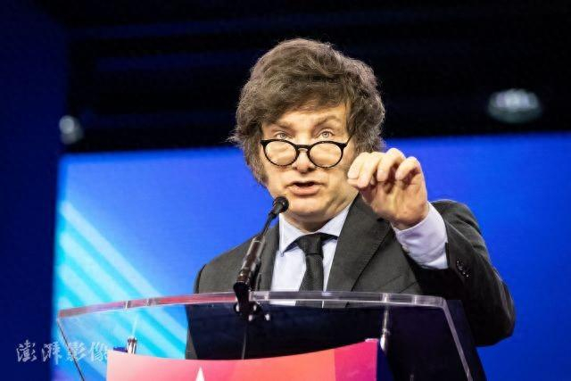 资料图：阿根廷总统米莱澎湃影像 