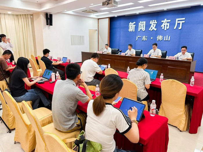 佛山地铁3号线在建段开通初期运营新闻发布会。