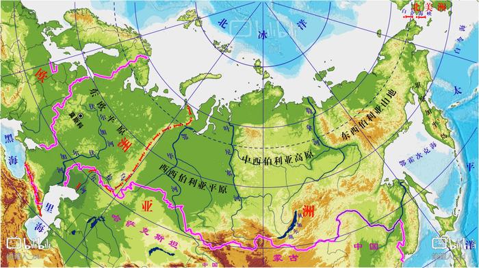 俄罗斯地形图八