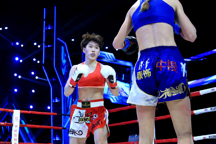 王聪过往在散打赛场打出了辉煌的战绩。