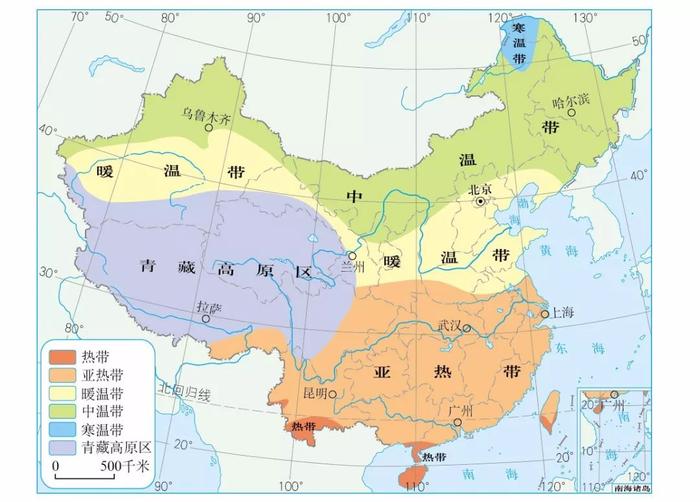 【地理百科】积温,有效积温,活动积温,中国温度带