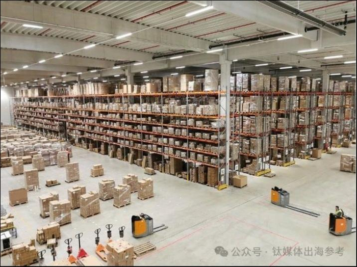 （海外仓储是跨境品牌的必备中台，图为致欧科技德国仓库内景）