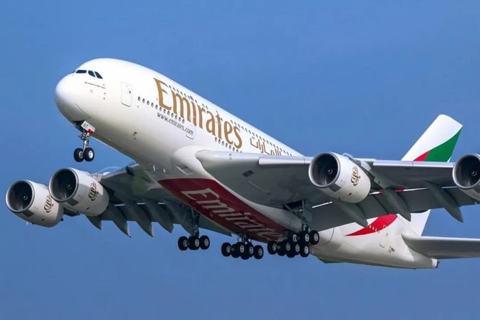 阿联酋航空A380机型。来源：公司官网