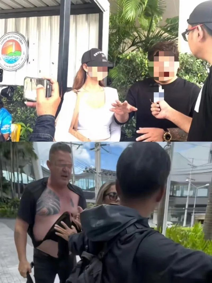 张女士与外国男子（下）。