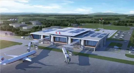 ▲陕西定边民用机场效果图