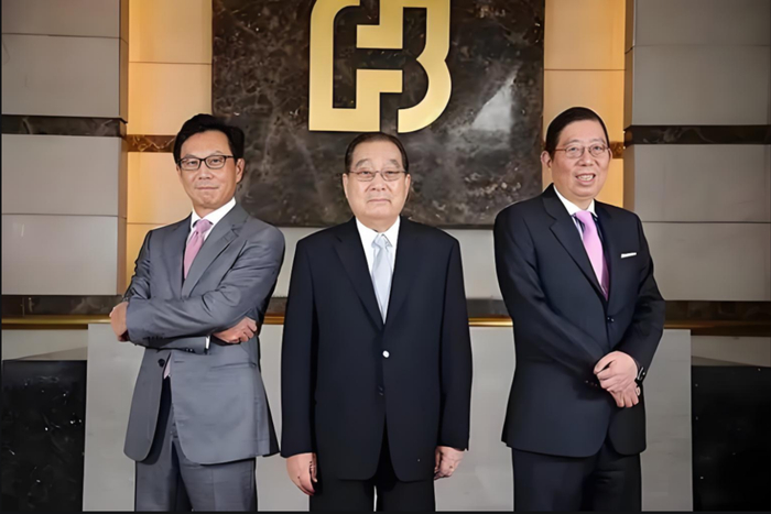 ▲蔡家父子三人