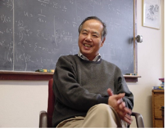 李政道在哥伦比亚大学办公室。 上海交通大学李政道图书馆 供图