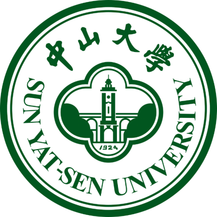 中山大学校徽,主体图案为其发源地"大钟楼".