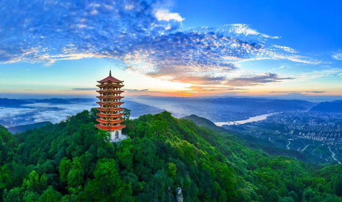 缙云山日出  北碚区委宣传部供图