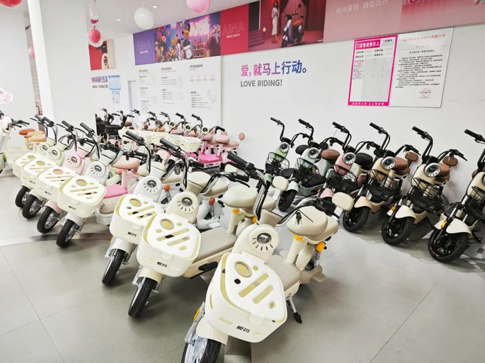 正在售卖的某品牌电动车