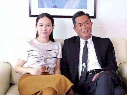 萱萱在古天乐面前笑得如同孩子般纯真