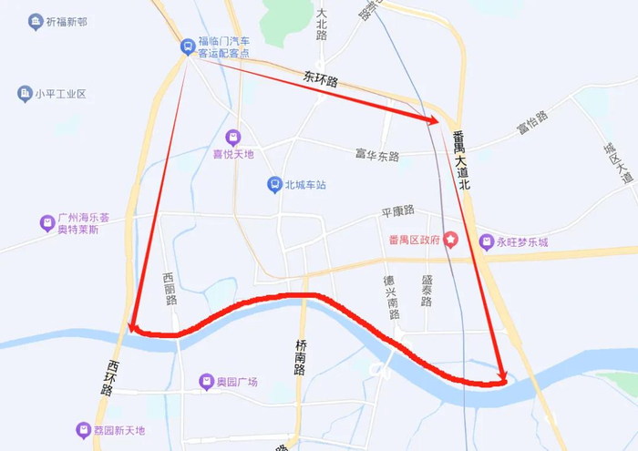 限行大致范围如上
