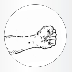 内关穴。健康时报图