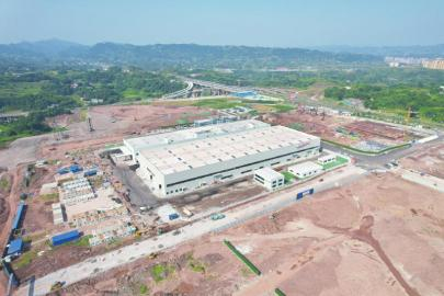 正在建设中的宜宾储能产业园。