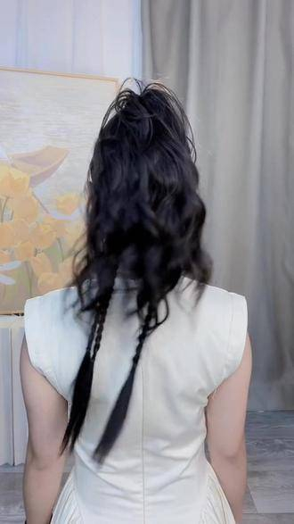 这个拳击辫马尾在整个夏天都充满青春活力,元气爆棚