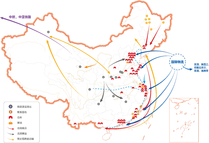 图 7：公司覆盖全国、连接海外的网络化物流服务体系