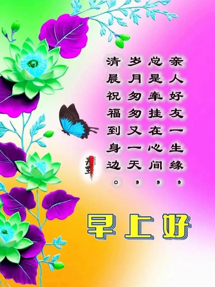 文字问早上好图片