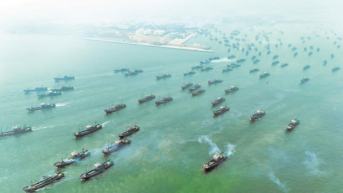 黄渤海"开渔" 千船竞发|黄渤海|黄海海域|休渔期_新浪新闻