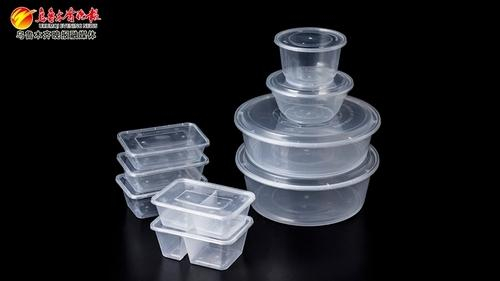 　　聚丙烯产品销售到下游可生产出餐盒。记者王丽丽 通讯员付婷婷摄