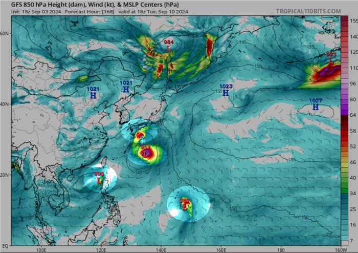 双台风胚胎确定，预报：11号摩羯将冲17级登陆，雨多，降温范围大-这次台风对威海有影响吗