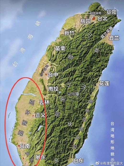 嘉南平原是台湾岛最大的平原,位于宝岛西南部分,南北长180公里