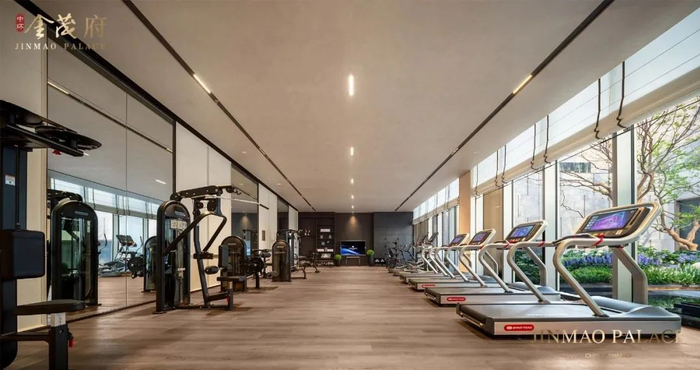 中环金茂府示范区实景图