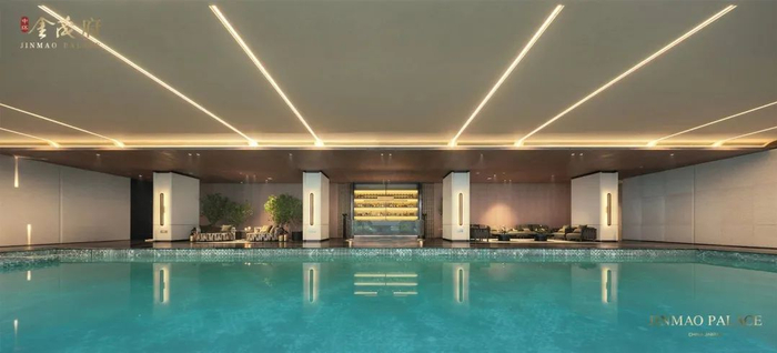 中环金茂府示范区实景图