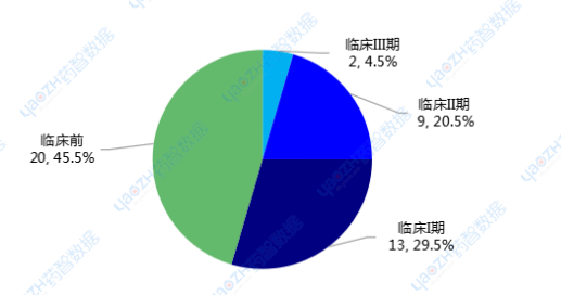 图4 国内寡核苷酸治疗药物临床分期