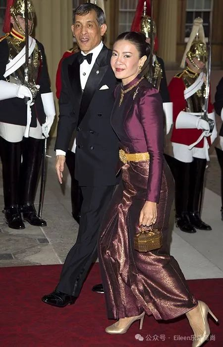 ▲泰王跟第三任妻子西拉米